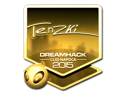 Sticker | tenzki (Gold) | Cluj-Napoca 2015 image