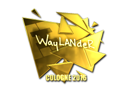 Sticker | wayLander (Gold) | Cologne 2016 image