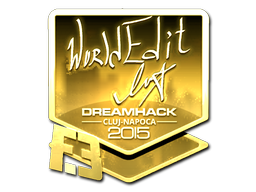 Sticker | WorldEdit (Gold) | Cluj-Napoca 2015 image
