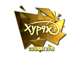 Sticker | Xyp9x (Gold) | Cologne 2016 image