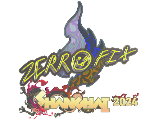 Sticker | zeRRoFIX (Holo) | Shanghai 2024 image
