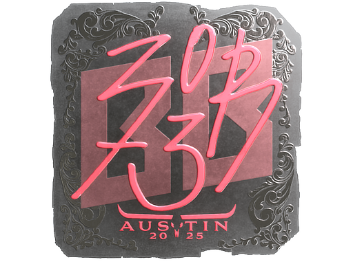 Sticker | zorte (Foil) | Austin 2025 image