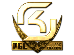 Sticker | SK Gaming (Gold) | Krakow 2017 image