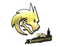 Sticker | Team Spirit (Gold) | Stockholm 2021 image