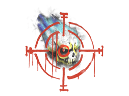 Sealed Graffiti | Skull n' Crosshairs image