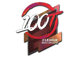 Sticker | 100 Thieves (Holo) | Boston 2018 image