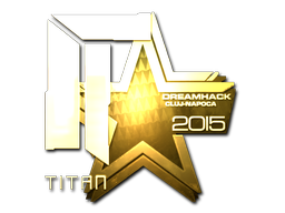 Sticker | Titan (Gold) | Cluj-Napoca 2015 image