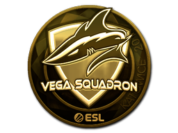 Sticker | Vega Squadron (Gold) | Katowice 2019 image