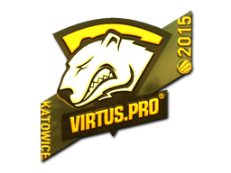 Sticker | Virtus.pro (Gold) | Katowice 2015 image