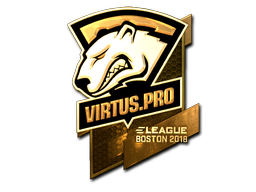 Sticker | Virtus.Pro (Gold) | Boston 2018 image