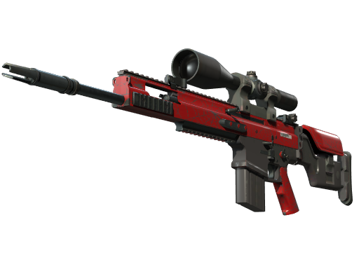 SCAR-20 | Crimson Web image